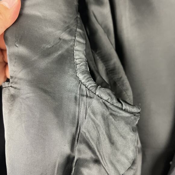 Ermenegildo Zegna Wool Blazer Sport Coat Men 48L Black High Performance 3 Button - Picture 16 of 16